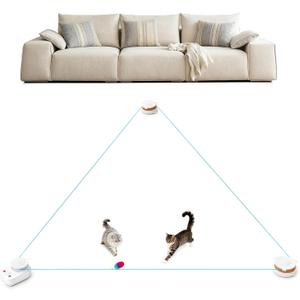 Interactive Cat Toy for Indoor Cats – Automatic Moving & Enrichment Toy for Indoor Cats/Kitten, Auto/Manual Control Cat Treadmill for Exercise & Mental Stimulation, Stimulating Chase Toys (H1K2)