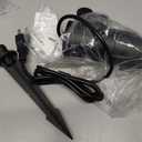 Outdoor Landscape Spotlight 30W Ultra Bright LED Spot Lights Outdoor 120V Waterproof Spot Lighting Warm White Landscape Lights with 5FT Cord with Plug for Flag Pole Tree Yard Garden