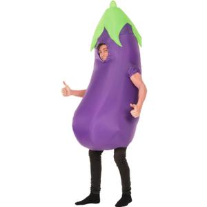 Morph Egg Plant Costume, Egg Plant Halloween Costume, Inflatable Eggplant Costume, Emoji Halloween Costumes For Adults, Inflatable Costume Adult Funny