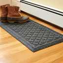 Artisan Entry Indoor Mats for Entryway, Durable & Easy to Clean Tray for Boots, Anti-Slip & Water-Resistant for Front Room, Made in The USA, 15" x 36", Graphite, by Mats Inc.