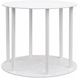 Oasis Supply, White Plastic Fountain Separator Cake Stand – (2) 18" Round Plates with (6) 15" Columns, Tiered Wedding Cake Separator (18" Plates)