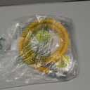 72" Flexible Gas Line Hose,Appliance Gas Line with Connector 1/2" MIP 1/2"FIP Fitting OD(1/2" ID) Gas Range Connector Kit for Stove,Gas Stove,Dryer,Water Heater By MIFLUS