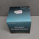 Silent Basketball Size 7 (29.5")  Grooved Airless Foam Indoor Basketball for Quiet Dribbling and Indoor Training, Pro PU Material  Achieve Real Feel Higher Bounce Quieter (Blue)