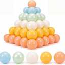 Clear Ball Pit Balls - Crush Proof Plastic Toy Balls for Boys and Girls, 500 PACK