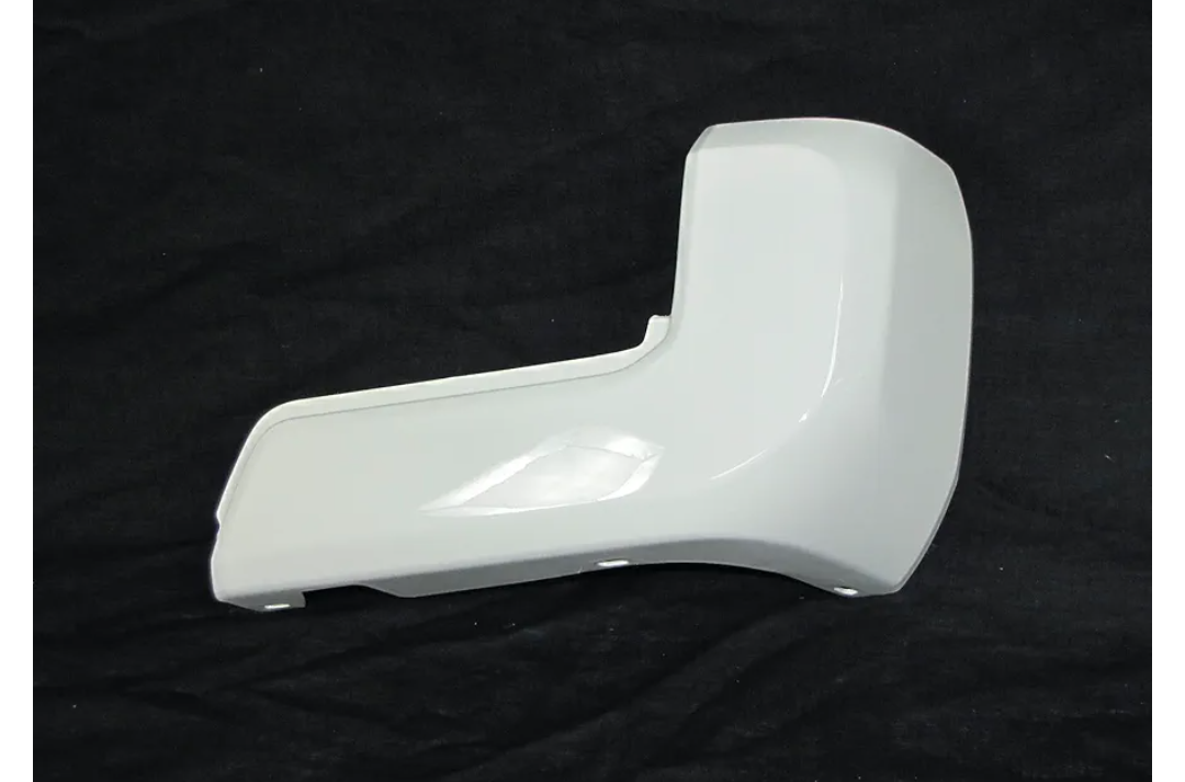Autosdepo Painted 040 Super White Rear Bumper End W/O Sensor Hole RH For TOYOTA TACOMA 2016-2023 TO1105133