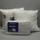 MIULEE Throw Pillows Inserts, Pack of 3 18x18 Inch 100% Virgin Fiber Filling Bed Couch Pillows