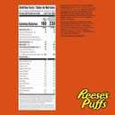 Reese's Puffs Chocolatey Peanut Butter Kids Cereal, Family Size, 19.7 oz (EXP 05/24/27)