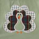 Ritatte Infant Baby Boy Girl Thanksgiving Outfit Funny Turkey Romper Bodysuits Plaid Collar Long Sleeve Onesie Fall Clothes (912Months, Green)
