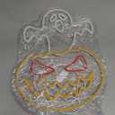 Halloween Ghost Pumpkin Neon Sign,Ghost Face Neon Light Spooky Pumpkin Neon Light Up Signs Dimmable LED Halloween Skull LED Sign for Bedroom Game Room Mancave Bar Halloween Party