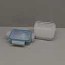 Snapware Total Solution 5-Pack (3-Cup) Plastic Food Storage Containers Set, Leakproof & Airtight Locking Lids Rectangular Tupperware, Non-Toxic BPA-Free Lids, Microwave Dishwasher Freezer Safe (10 PC Set)