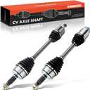 A-Premium Pair (2) Front CV Axle Shaft Assembly Compatible with Honda Pilot 2009-2011 3.5L & Acura MDX 2007-2009 3.7L, Driver and Passenger Side, Replace# 44305STXA02, 44306STXA02
