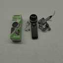 Portable Handheld Turbo Fan, 5 Gear Wind, Battery Operated, Up to 12 Working Hours, 3 IN 1 Hand Fans with Air Turbo Tech Cooling Fan for Outdoor Activities, Travel, Beach (Black)