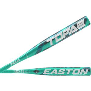 Easton | Topaz Fastpitch Softball Bat | -10 Drop | 1 Pc. Alloy | Approved for All Fields (32 Inch, Teal)