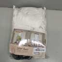 Memory Trained Pinch Pleated Curtains 63 Inches Long, Viral Linen Pinch Pleat Sheer Curtains with Ring Hooks & Clips for Track System Living Room, Natural Light Filtering Privacy Curtain 2 Panel Set