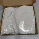 FUTEI Cream Chenille Decorative Throw Pillow Covers 20x20 Inch Set of 2,Soft Embossed Striped Textured Cushion Case,Modern Home Decor for Couch Bed Living Room