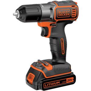 BLACK+DECKER 20V MAX* POWERCONNECT 3/8 in. Cordless Drill/Driver with AUTOSENSE Kit (BDCDE120C)