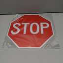 2-pack Stop Signs Red Stop Signage Aluminum Traffic Sign Warning Sign with 2 Pre-drilled Mount Holes, 30 X 30 cm