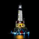 BRIKSMAX Led Lighting Kit for LEGO-21335 Motorized Lighthouse - Compatible with Lego Ideas Building Blocks Model- Not Include The Lego Set