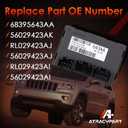 68395643AA Transfer Case Control Module Compatible with 2011-2013 Jeep Grand Cherokee & Dodge Durango 3.6L V6 /5.7L V8 - Replaces 56029423AK RL029423AJ 56029423AJ RL029423AI 56029423AI