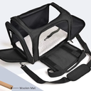 Cat Carriers Dog Carrier Pet Carrier for Small / Medium Cats Dogs Puppies (Up To 15lbs), TSA Airline Approved Small Dog Carrier Soft Sided, Collapsible Waterproof Travel Puppy Carrier -Black