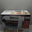 Ninja Air Fryer Toaster Oven Combo | 8-in-1 Functionality | Flip Up & Away for Storage Space | Air Fry Basket, Sheet Pan, Wire Rack & Removable Crumb Tray |1800 Watt | Stainless Steel | SP151, 17.01 in L X 15.75 in W X 7.68 in H