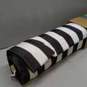 SUNCREAT Double Quilted Hammock, Black Stripes