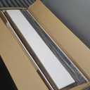 3 Tier Bookshelf 47.24" Width, Wood and Metal Etagere Bookcase, Vintage Farmhouse Modern Wooden Large Book Shelf for Home Living Room Bedroom Office Storage(Rustic Brown)