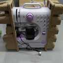 Beginner Sewing Machine, 12 Built-in Stitches with Foot Pedal, 2-Speed Control, Portable Mini Sewing Machine for Home Travel Use & Sewing Enthusiasts (purple)