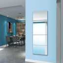 Full Length Mirror for Kids Safety Shatterproof Mirror, Plastic Wall Mirrors, Made Of Acrylic Plexiglass Mirrors, 4 Pcs 12"x12", Long Bedroom Door Closet Mirror's, Workout For Home Gym Body Mirror's
