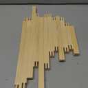 Hotop 6 Set Stretcher Bars for Needlework 6 Sizes Wooden Canvas Stretcher Bars for Needlepoint Embroidery Stitch Frame Set Bundle with Crafts (6 Size,Natural)