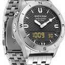 DIDITIME Tactical Watches for Men, Military Watches for Men, Waterproof 164FT, Fitness Watch, Mens Digital Watches with Compass, Metronome, Pedometer, Lightweight Breathable Nylon Watch