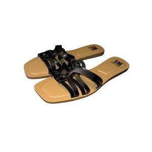 SM New York Woven Braded Sandals Slip On Women's 8 Boho Vacation Resort