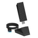 NETGEAR Nighthawk WiFi 7 USB 3.0 Adapter (A9000)  BE6500 Tri-Band Wireless Gigabit Speed (Up to 6.5 Gbps)  6 GHz Band  Works with Any Router or Mesh System  for Windows 11 PC
