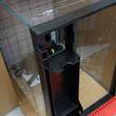 10 Gallon Fish Tank Smart Aquarium Kit, Glass Small Aquarium Starter Kits Self Cleaning with 3 Types of LED Lights and Filter Water Pump, Water Temperature Detection Ultra Quiet Gift for Kid 