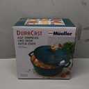 Mueller DuraCast 6 Quart Enameled Cast Iron Dutch Oven Pot with Lid
Sourdough Bread Baking, PFOA-Free, 500°F Oven Safe - All Cooktops incl. Induction, Braising & Slow Cooking, Emerald