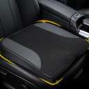 Lofty Aim Car Seat Cushion, Comfortable Memory Foam Seat Pillow for Driving, Sciatica-Back Pain Relief, Cushion for Car-Truck, Office, Wheelchair - Black