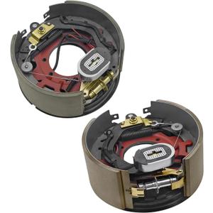 12-1/4" x 5" (12.25" X 5") Pair Electric Trailer Brake Assembly Compatible with Dexter 12,000 lbs (12K) Trailer Axles, 7-Bolts Left and Right, Replace# K23-442, K23-443
