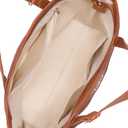 Shoulder Bag for Women Tote Purses and Handbags Top Handle Work Bag Satchel Hobo Purse (Beige Brown)