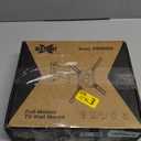 USX MOUNT UL Listed Full Motion TV Mount, Swivel Articulating Tilt TV Wall Mount for 26-65 Inch LED, 4K, Wall Mount Bracket with VESA 400x400mm Up to 77lbs, Perfect Center Design -XMM006-1