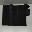 LODAY Waist Trainer Corset Shapewear Tummy Control Body Shaper Waist Cincher for Women Faja Postpartum Belly Band Wrap (Small, Black(Adjustable Belt,Hook))