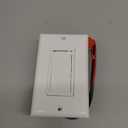 BESTTEN 10 Pack Dimmer Light Switch, Single-Pole or 3-Way Dimmer Switches, 120V, Compatible with Dimmable LED, CFL, Incandescent, and Halogen Bulbs, Decorator Wallplate Included, UL Listed, White