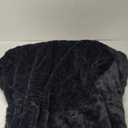 BCU Oversized Bean Bag Cover Comfy Beanbag Chair for Adults Without Filler Faux Fur Lazy Sofa Cover for Living Room Chairs, Dark Grey, 5FT