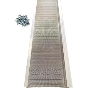 Gutter Guards 6 Inch, Stainless Steel Micro Mesh Gutter Covers, 48 FT | Heavy-Duty Aluminum Alloy Frame With Diy Leaf Filter Design Helps Block Leaves, Pine Needles, Roof Grit And Debris