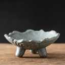 1pc Creative Home Living Room Tea Table Water Fruit Plate Ceramic Snack Plate