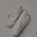Adokoo Women's Fashion Sneakers PU Leather Casual Shoes White Tennis Low Top Shoes Womens Lace Up Sneakers (9)