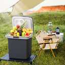 Portable Car Fridge for Tesla Model Y, Car Coolers Car Refrigerator for Vehicles, Travel, Camping & Picnics