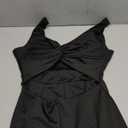 Women's Summer Bodycon Dress Backless Deep V Neck Ruched a line Party Club Going Out Mini Dresses, S