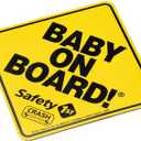4 x Safety 1st Baby On Board Sign Magnet