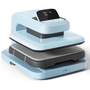 HTVRONT Auto Heat Press 2 - Heat Press Machine for T Shirts with Adjustable Pressure & Higher Heating Height, Heat Up Fast & Evenly Heat Press 15x15 for Sublimation, Puff HTV, Heat Transfer Project