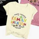 Family Vacation 2025 Family Matching Summer Vacation T-Shirt, 110